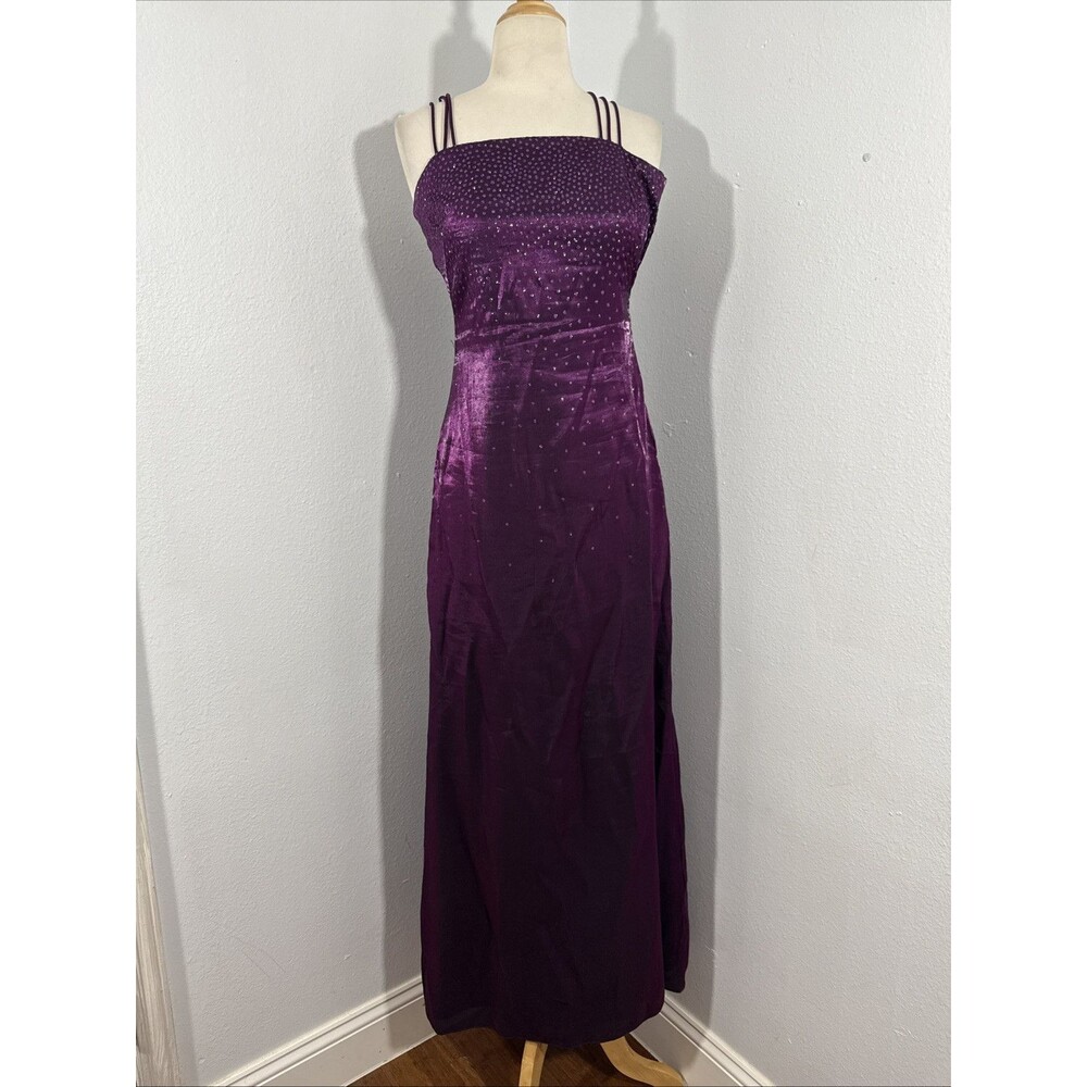 Jump Formal Dress Womens 3 to 4 Purple Empire Whimsygoth Vampy Fairy Y2K 90s